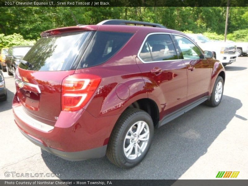 Siren Red Tintcoat / Jet Black 2017 Chevrolet Equinox LT