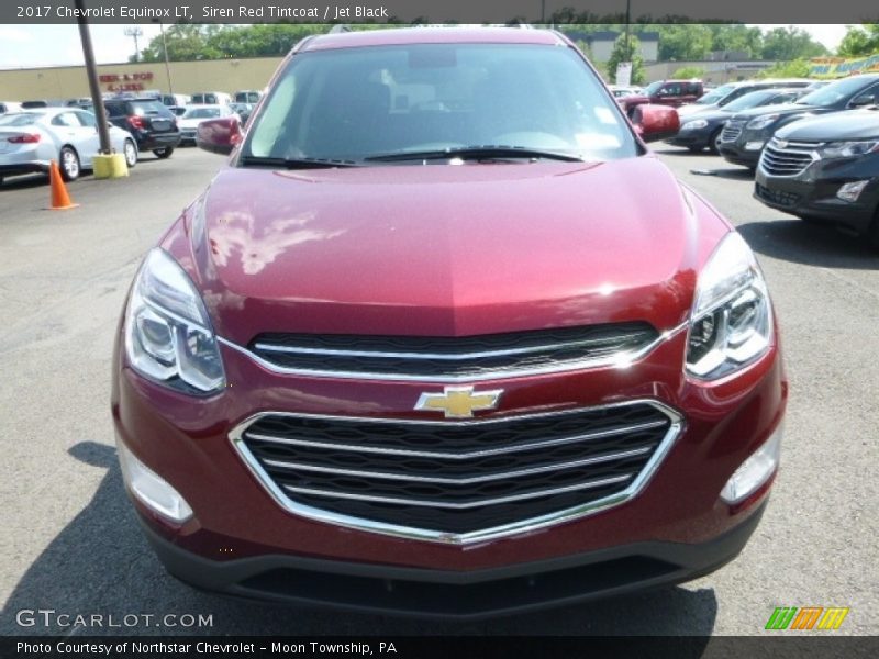 Siren Red Tintcoat / Jet Black 2017 Chevrolet Equinox LT