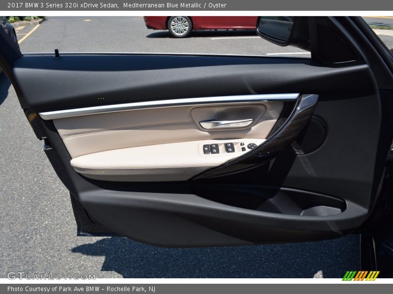 Mediterranean Blue Metallic / Oyster 2017 BMW 3 Series 320i xDrive Sedan