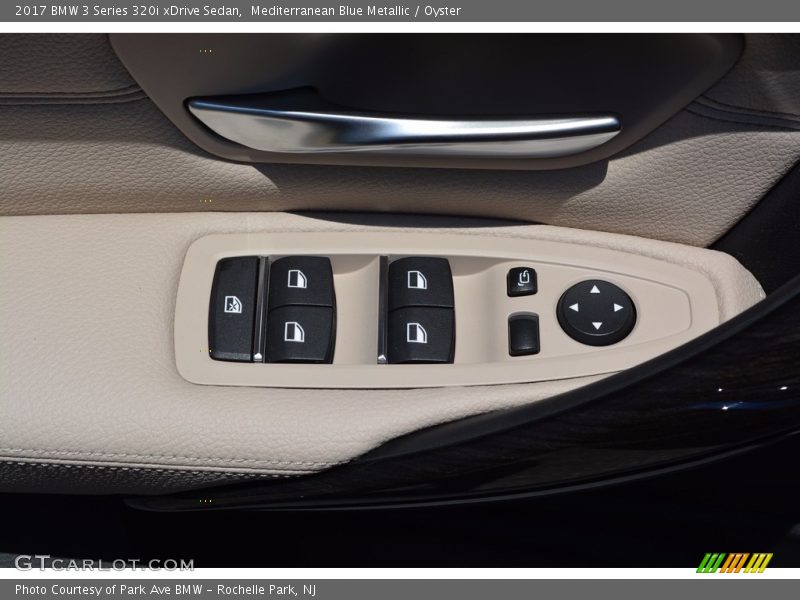 Mediterranean Blue Metallic / Oyster 2017 BMW 3 Series 320i xDrive Sedan