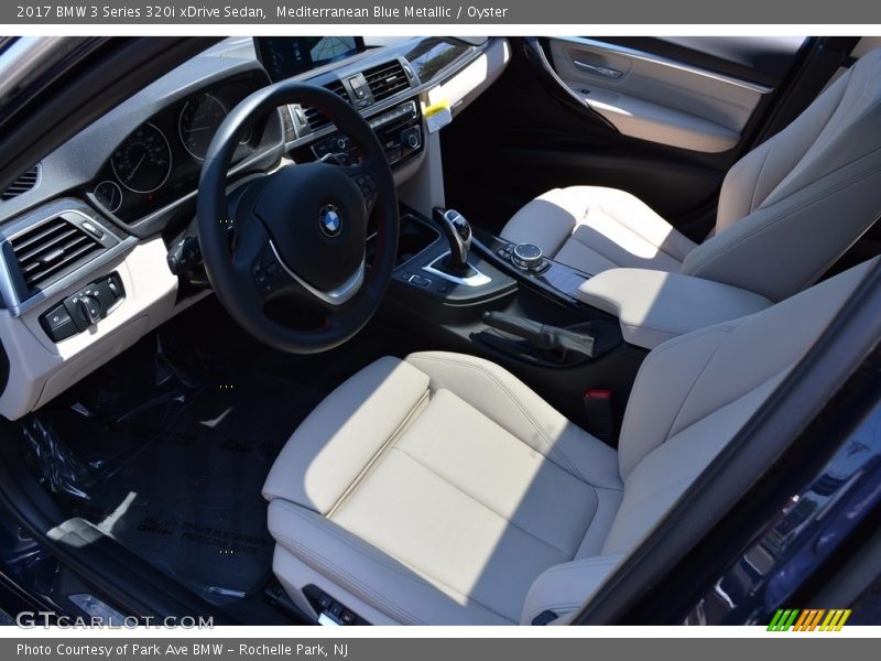 Mediterranean Blue Metallic / Oyster 2017 BMW 3 Series 320i xDrive Sedan