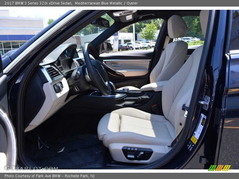Mediterranean Blue Metallic / Oyster 2017 BMW 3 Series 320i xDrive Sedan