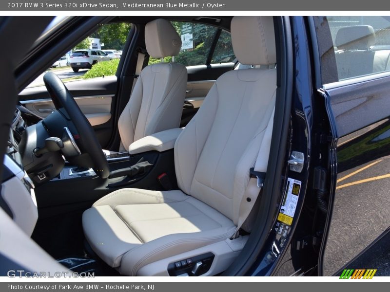 Mediterranean Blue Metallic / Oyster 2017 BMW 3 Series 320i xDrive Sedan