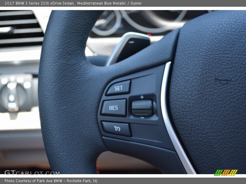 Mediterranean Blue Metallic / Oyster 2017 BMW 3 Series 320i xDrive Sedan