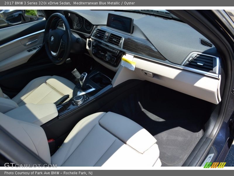 Mediterranean Blue Metallic / Oyster 2017 BMW 3 Series 320i xDrive Sedan