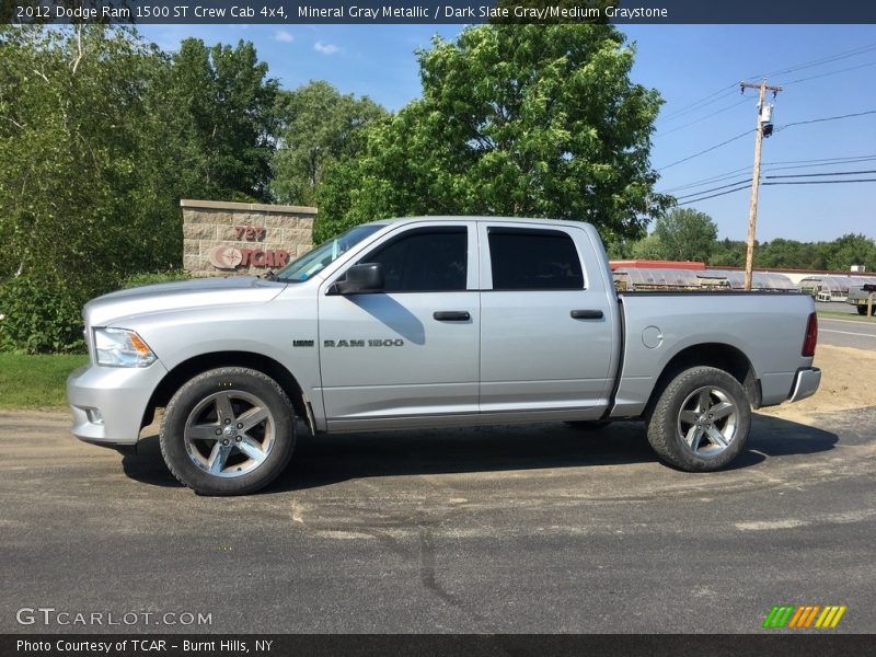 Mineral Gray Metallic / Dark Slate Gray/Medium Graystone 2012 Dodge Ram 1500 ST Crew Cab 4x4