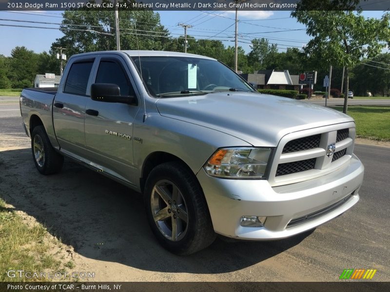 Mineral Gray Metallic / Dark Slate Gray/Medium Graystone 2012 Dodge Ram 1500 ST Crew Cab 4x4