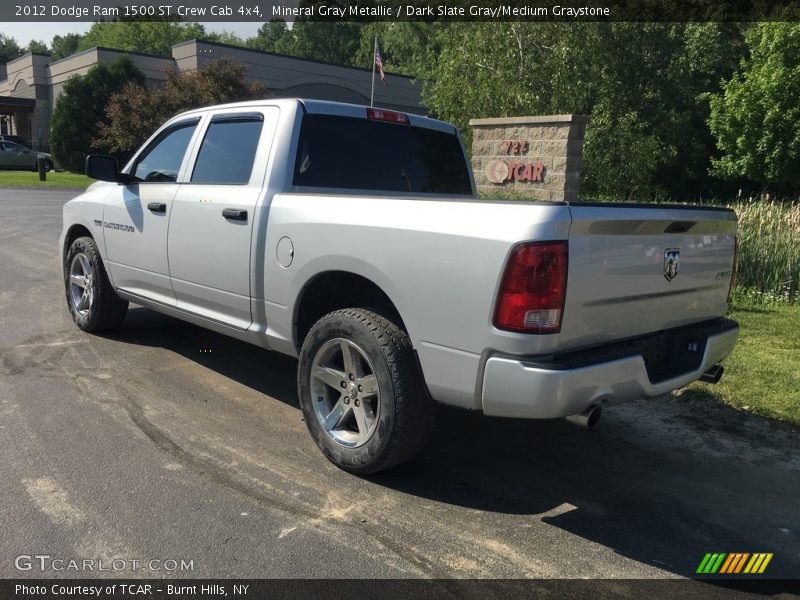 Mineral Gray Metallic / Dark Slate Gray/Medium Graystone 2012 Dodge Ram 1500 ST Crew Cab 4x4