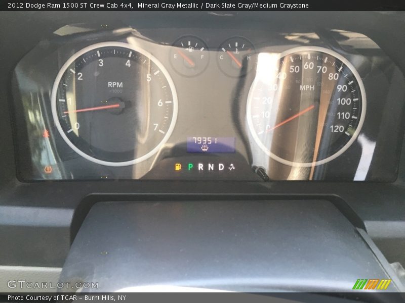 Mineral Gray Metallic / Dark Slate Gray/Medium Graystone 2012 Dodge Ram 1500 ST Crew Cab 4x4