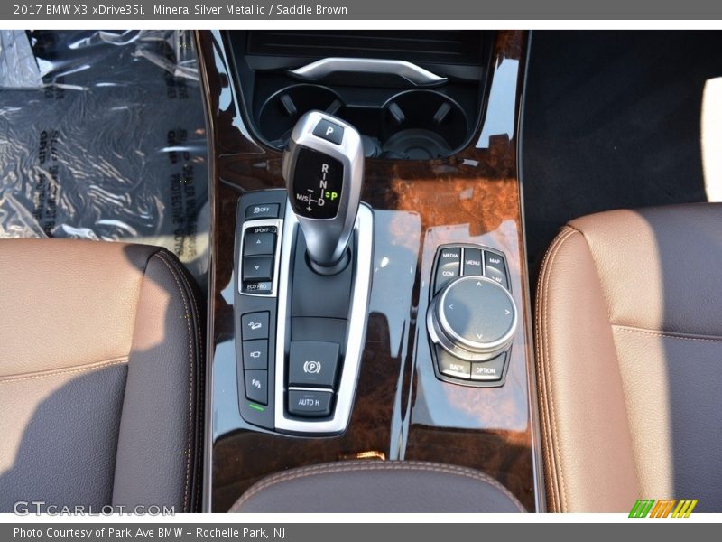 Mineral Silver Metallic / Saddle Brown 2017 BMW X3 xDrive35i