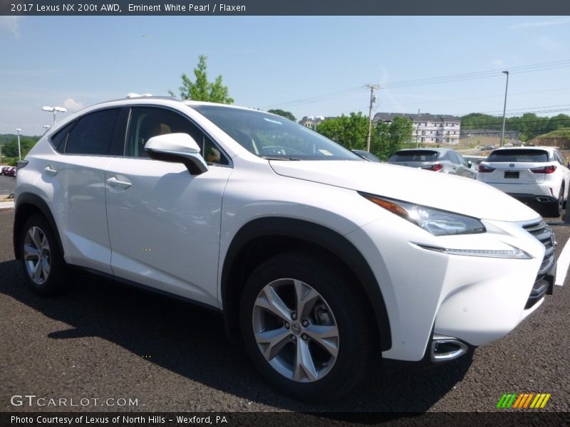 Eminent White Pearl / Flaxen 2017 Lexus NX 200t AWD