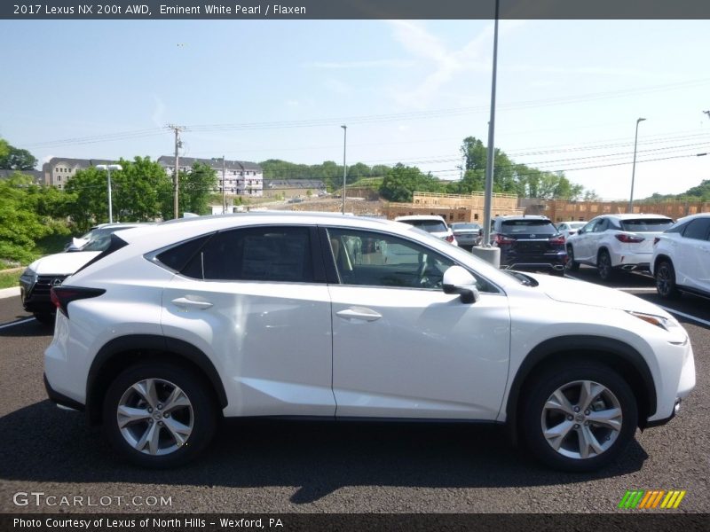 Eminent White Pearl / Flaxen 2017 Lexus NX 200t AWD