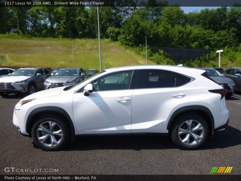 Eminent White Pearl / Flaxen 2017 Lexus NX 200t AWD