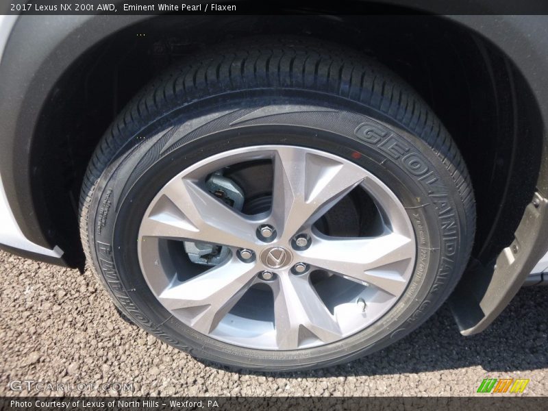 Eminent White Pearl / Flaxen 2017 Lexus NX 200t AWD