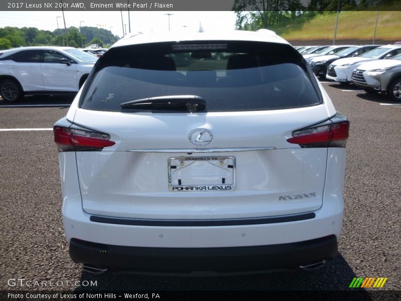 Eminent White Pearl / Flaxen 2017 Lexus NX 200t AWD