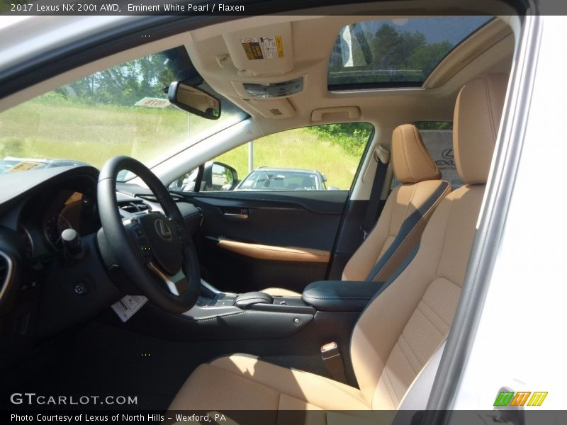 Eminent White Pearl / Flaxen 2017 Lexus NX 200t AWD