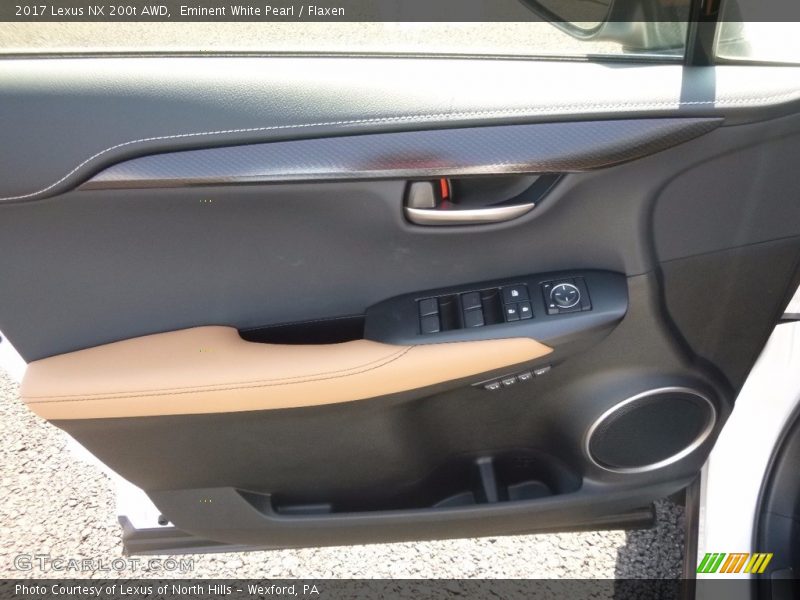 Eminent White Pearl / Flaxen 2017 Lexus NX 200t AWD