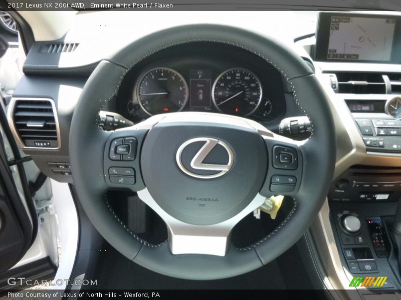 Eminent White Pearl / Flaxen 2017 Lexus NX 200t AWD