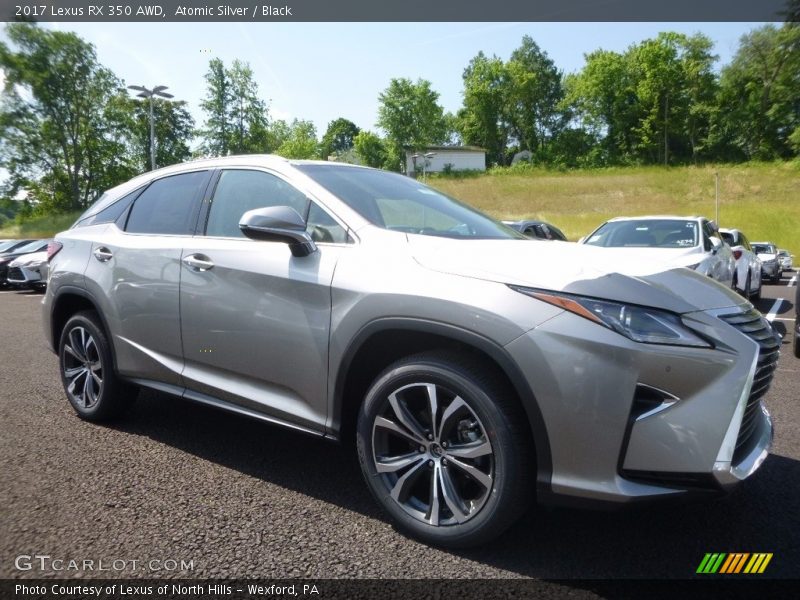 Atomic Silver / Black 2017 Lexus RX 350 AWD