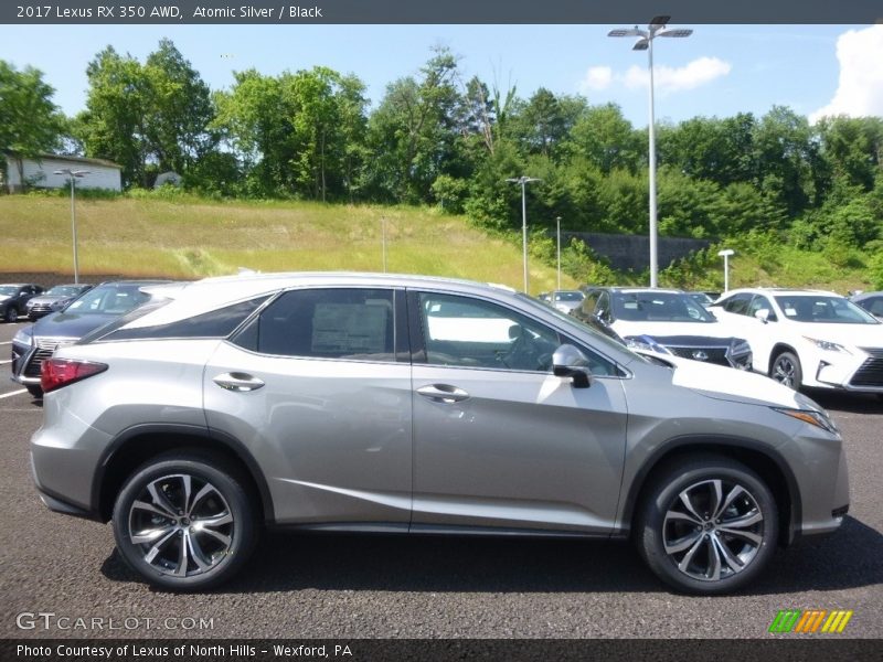 Atomic Silver / Black 2017 Lexus RX 350 AWD