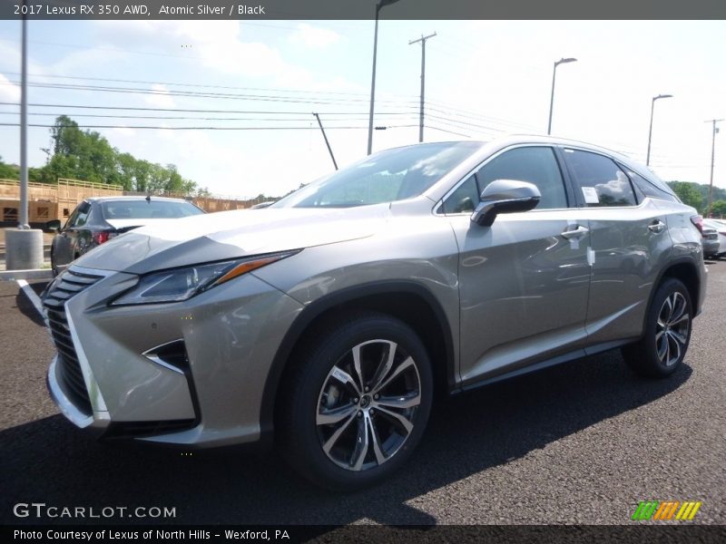Atomic Silver / Black 2017 Lexus RX 350 AWD