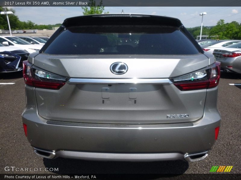 Atomic Silver / Black 2017 Lexus RX 350 AWD