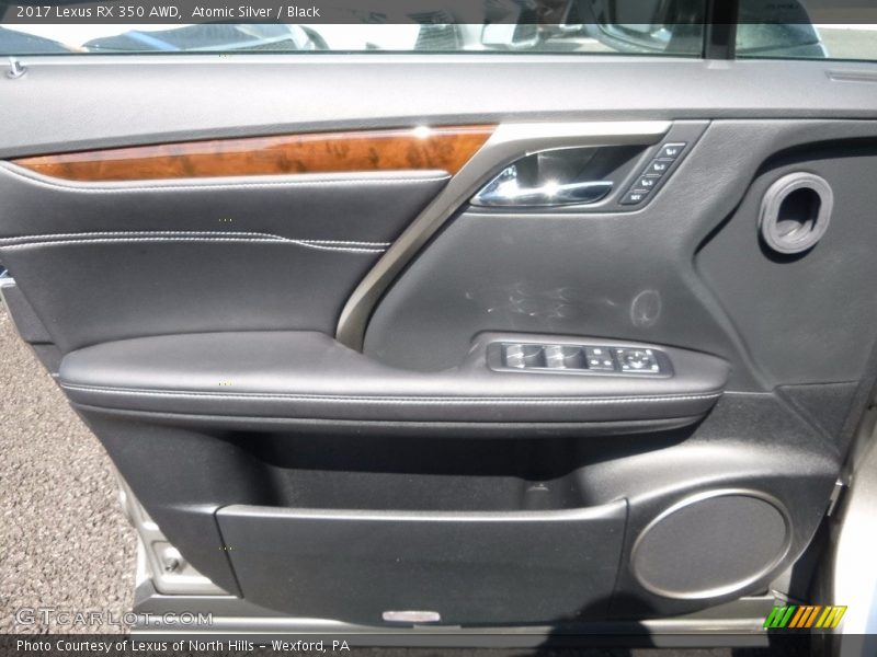 Atomic Silver / Black 2017 Lexus RX 350 AWD