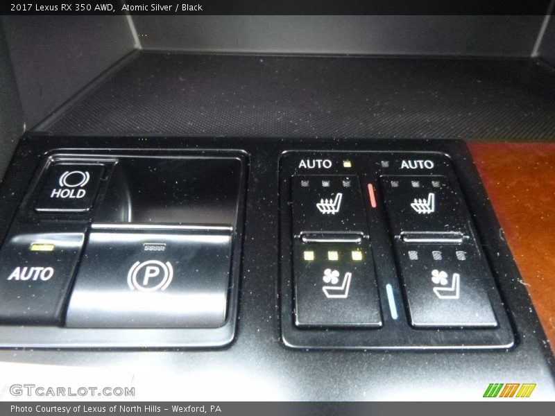 Atomic Silver / Black 2017 Lexus RX 350 AWD