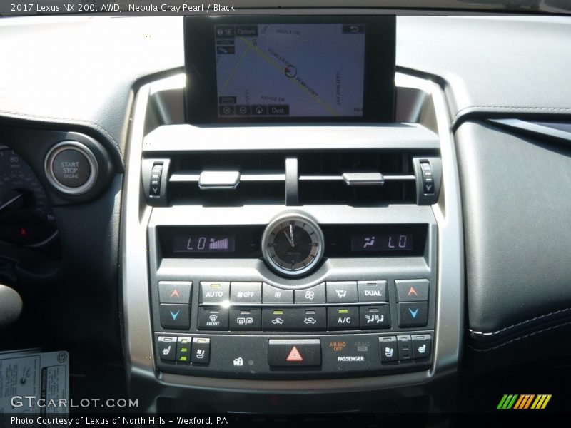 Nebula Gray Pearl / Black 2017 Lexus NX 200t AWD
