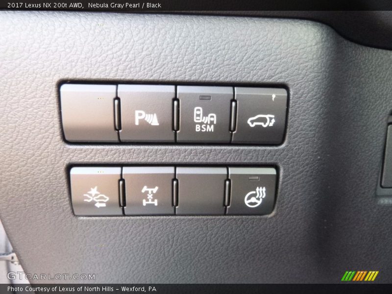 Nebula Gray Pearl / Black 2017 Lexus NX 200t AWD