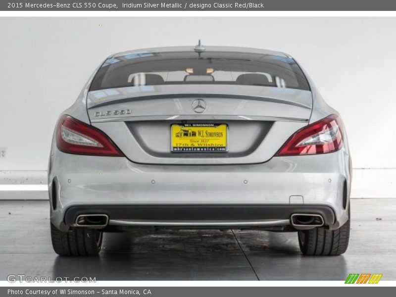 Iridium Silver Metallic / designo Classic Red/Black 2015 Mercedes-Benz CLS 550 Coupe