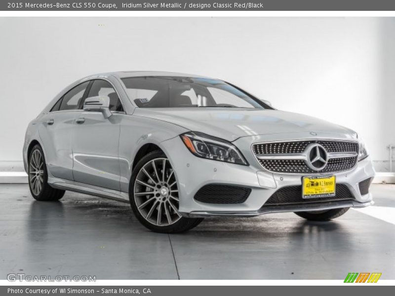 Iridium Silver Metallic / designo Classic Red/Black 2015 Mercedes-Benz CLS 550 Coupe