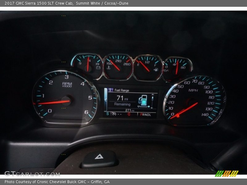 Summit White / Cocoa/­Dune 2017 GMC Sierra 1500 SLT Crew Cab