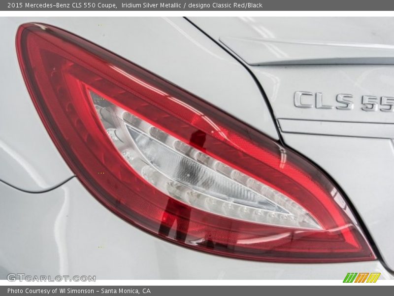 Iridium Silver Metallic / designo Classic Red/Black 2015 Mercedes-Benz CLS 550 Coupe