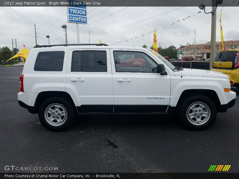 Bright White / Dark Slate Gray 2017 Jeep Patriot Sport