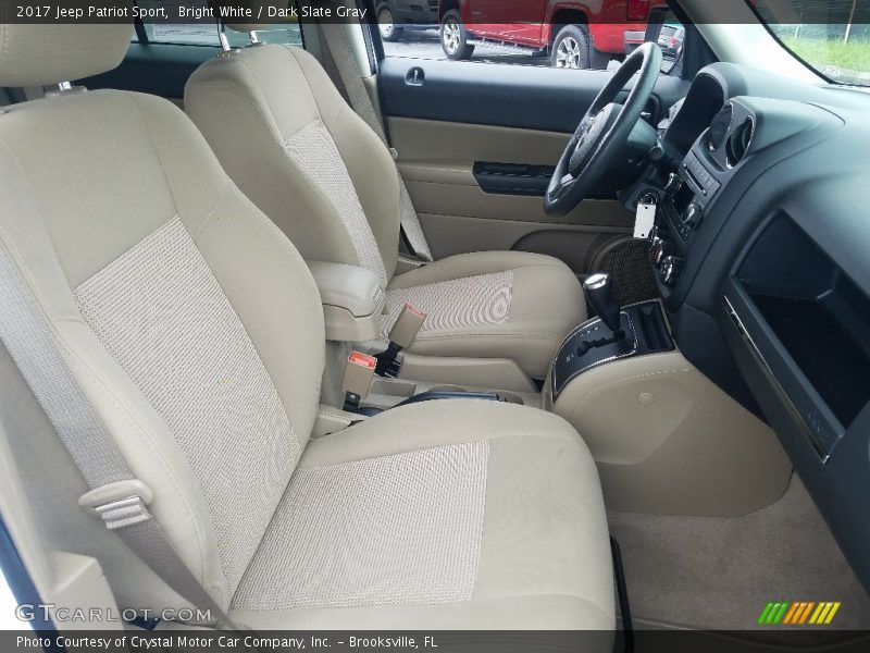 Bright White / Dark Slate Gray 2017 Jeep Patriot Sport
