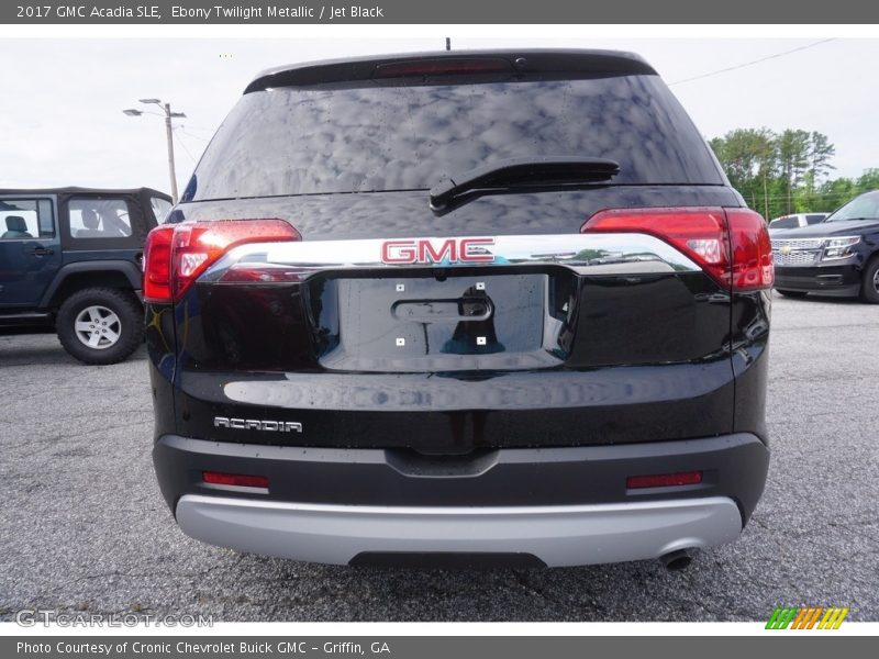 Ebony Twilight Metallic / Jet Black 2017 GMC Acadia SLE