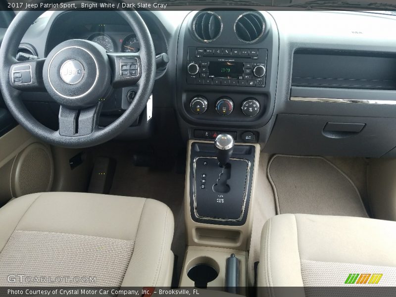 Bright White / Dark Slate Gray 2017 Jeep Patriot Sport
