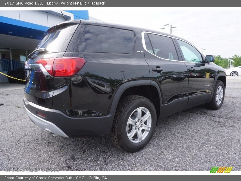 Ebony Twilight Metallic / Jet Black 2017 GMC Acadia SLE