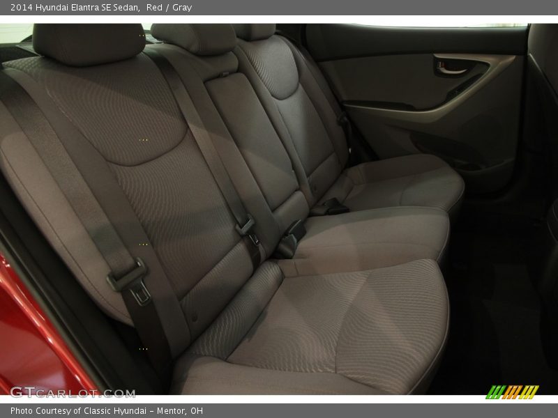 Red / Gray 2014 Hyundai Elantra SE Sedan