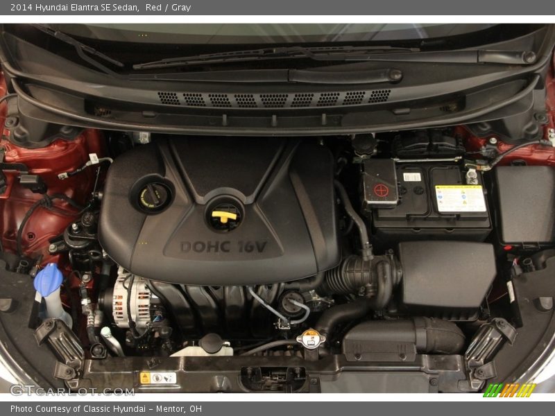 Red / Gray 2014 Hyundai Elantra SE Sedan