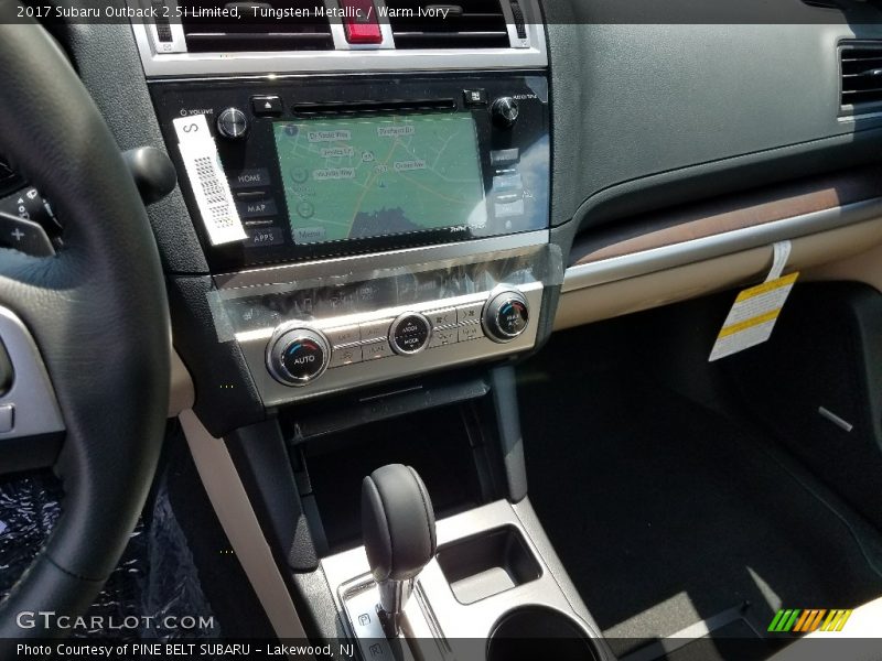 Tungsten Metallic / Warm Ivory 2017 Subaru Outback 2.5i Limited