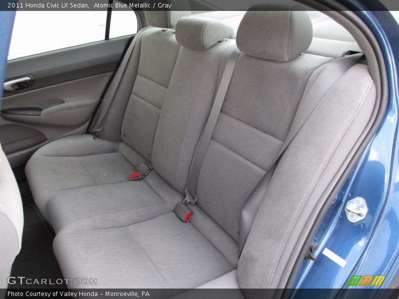 Atomic Blue Metallic / Gray 2011 Honda Civic LX Sedan