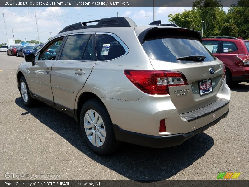 Tungsten Metallic / Warm Ivory 2017 Subaru Outback 2.5i Premium