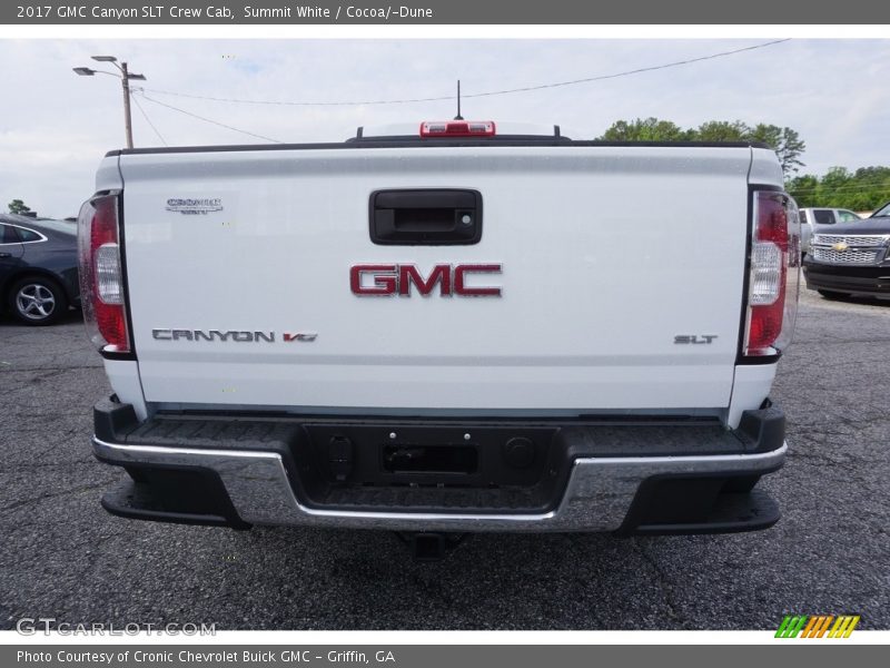 Summit White / Cocoa/­Dune 2017 GMC Canyon SLT Crew Cab