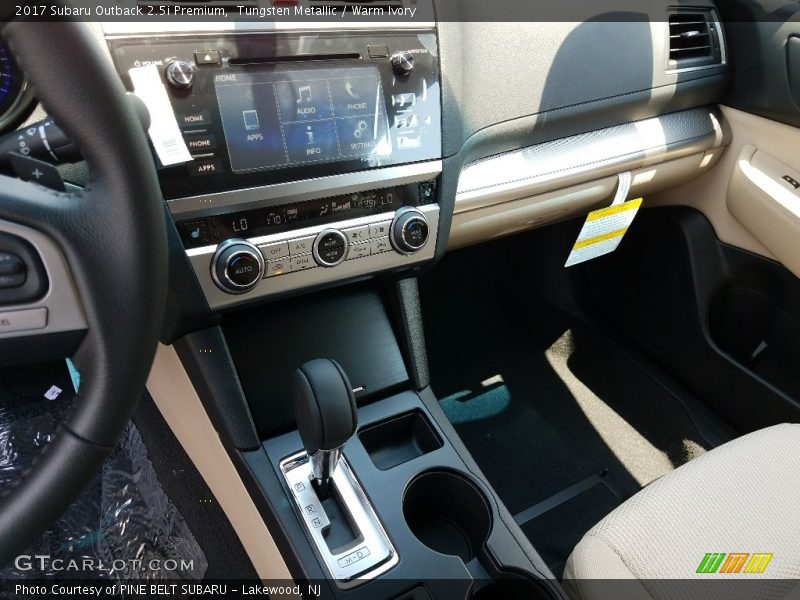 Tungsten Metallic / Warm Ivory 2017 Subaru Outback 2.5i Premium