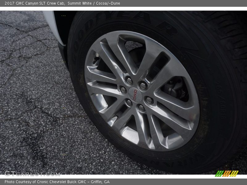 Summit White / Cocoa/­Dune 2017 GMC Canyon SLT Crew Cab