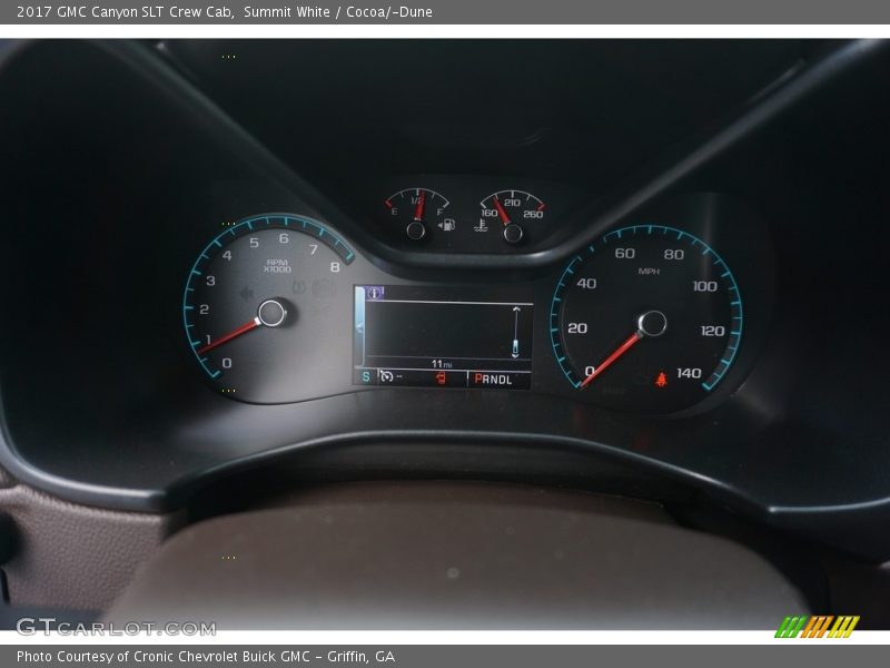 Summit White / Cocoa/­Dune 2017 GMC Canyon SLT Crew Cab