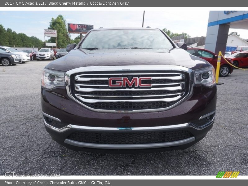 Black Cherry Metallic / Cocoa/Light Ash Gray 2017 GMC Acadia SLT