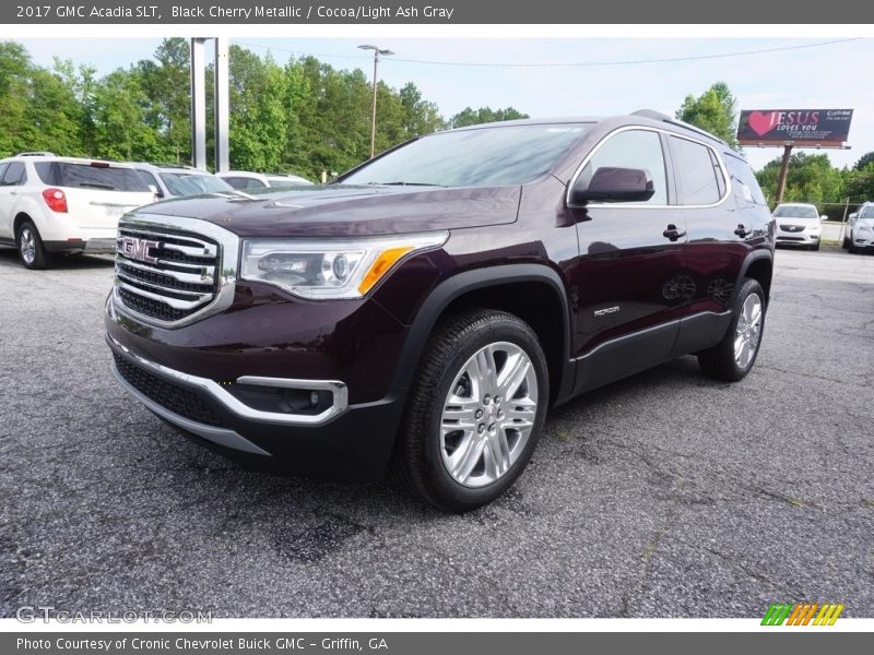 Black Cherry Metallic / Cocoa/Light Ash Gray 2017 GMC Acadia SLT